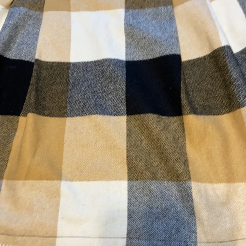 Woolrich wool blend checkered skirt